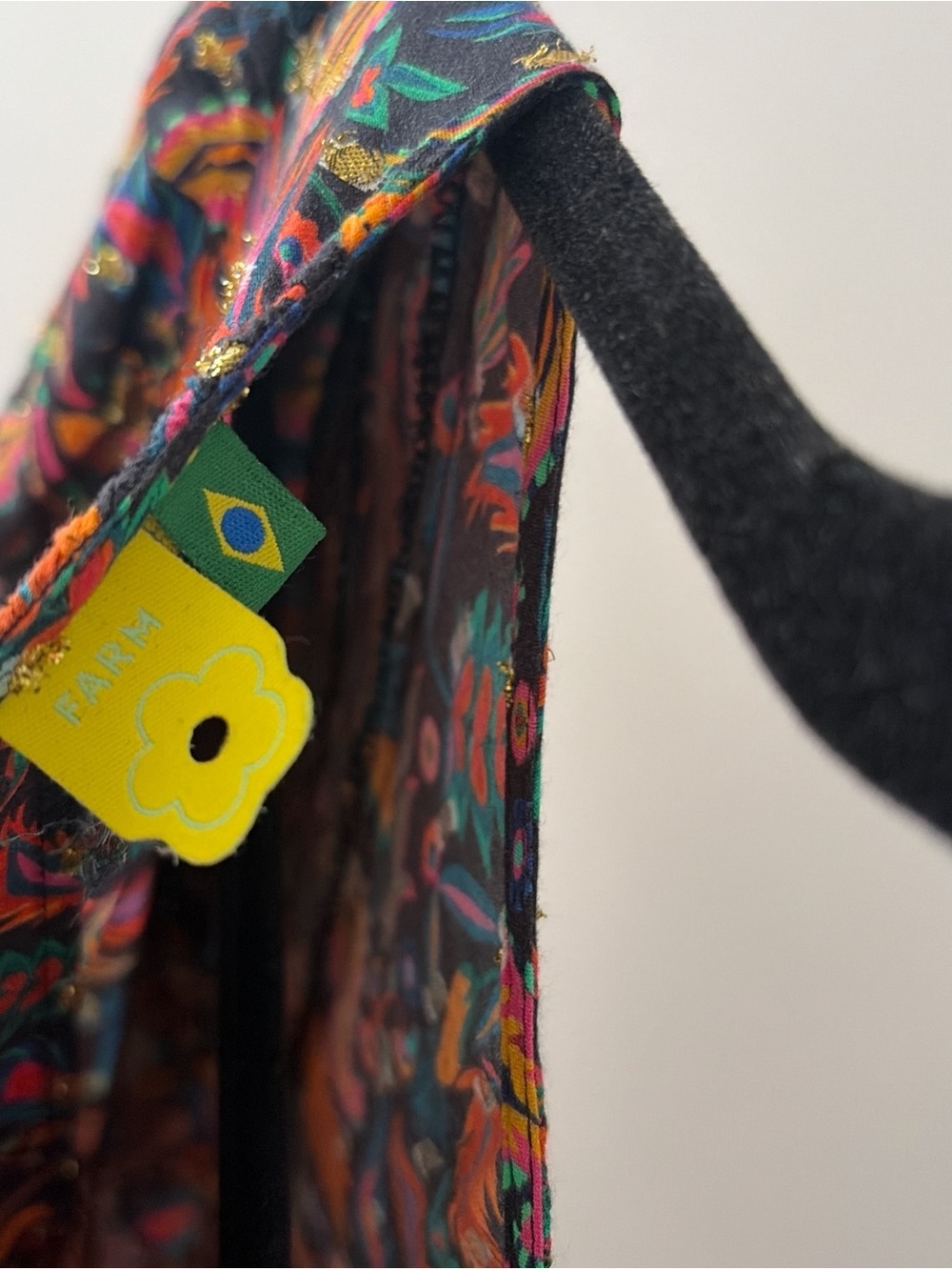Farm Rio Bohemian Floral Ruffle Jumpsuit - Multicolor with gold details - Picture 4 of 7